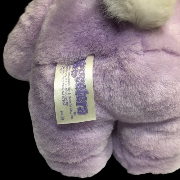Commonwealth Eggcetera Bunny Rabbit Purple Lilac Stuffed Animal Easter Plush HTF - Picture 6 of 8